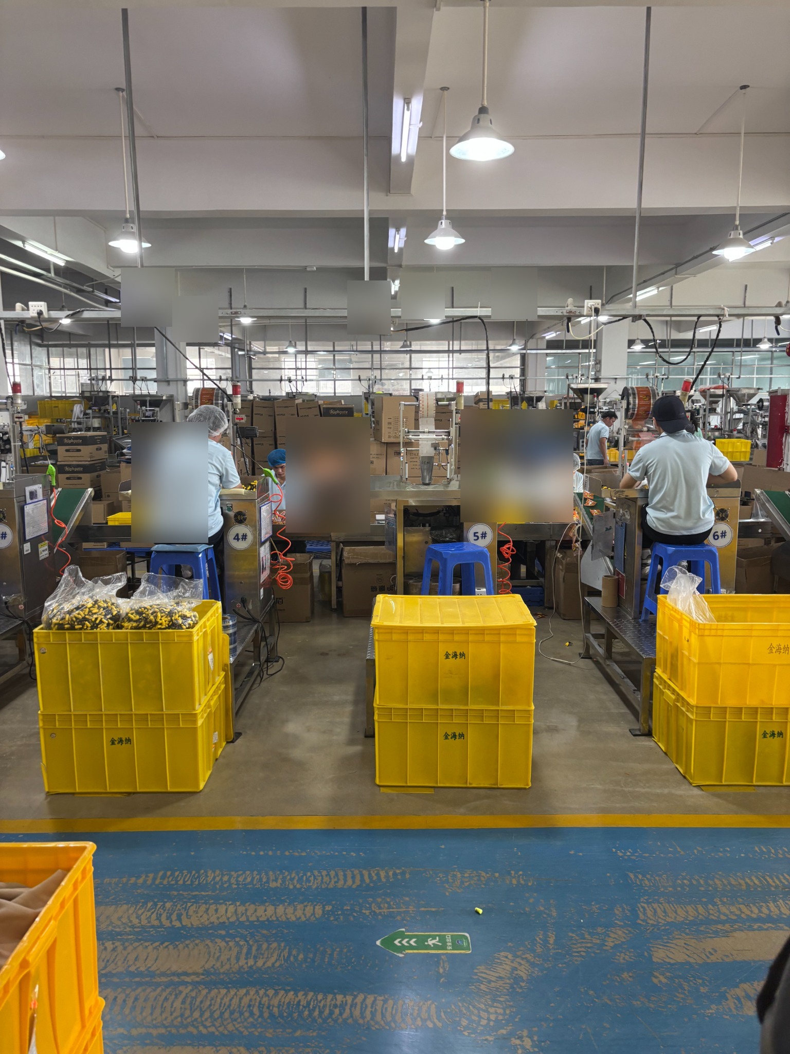 Atelier de production en Chine